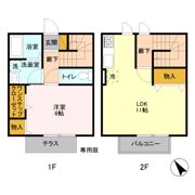 メゾン・ド・サンセール10番館・11番館 11番館の間取り画像