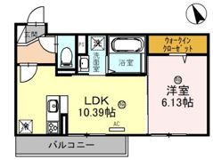 インヴィートの間取り画像