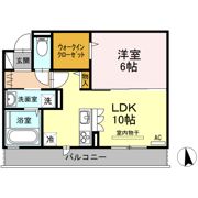 セレブ ウィット B棟の間取り画像