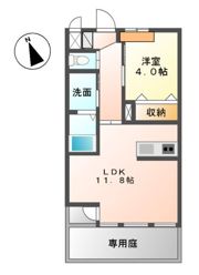 garden浜の間取り画像