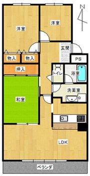 苔水庵マンションの間取り画像