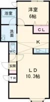 ベル9－21Bの間取り画像