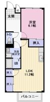 クレストコートの間取り画像