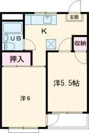 ハイコーポ谷野の間取り画像