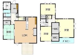 月の輪戸建の間取り画像