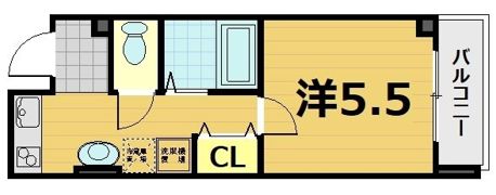 T`s Casa 御幸町の間取り画像
