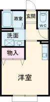 メゾンデュソレイユの間取り画像