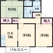メロウウイング Aの間取り画像