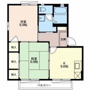 コモンシティ前島Dの間取り画像