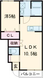 仮称）エスカレント上峰 Bの間取り画像