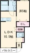 仮称）エスカレント上峰 Bの間取り画像