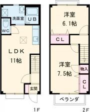 ティアラハイツの間取り画像