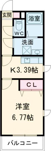 Walea Hale大江の間取り画像