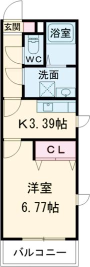 Walea Hale大江の間取り画像