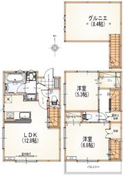 サワンあざみ野Ⅱの間取り画像