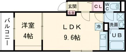 ノワール七道の間取り画像