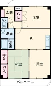 エミネンス青梅の間取り画像
