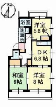 ベイヒル宮島口の間取り画像