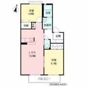 セヴェル中の原の間取り画像