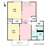 ハイツ耕心の間取り画像