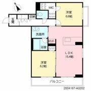 ベレオ西大道の間取り画像