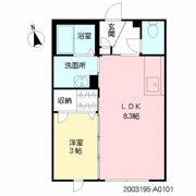 ヒルズ上野の間取り画像