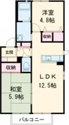 ディアス城原 B棟の間取り画像