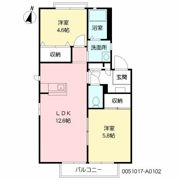 美し浜 A棟の間取り画像