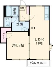 グレイス森 C棟の間取り画像
