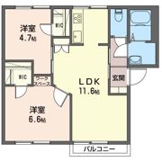 クレセントハイツ・フタミの間取り画像