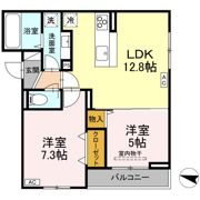 メラヴィリア西町の間取り画像