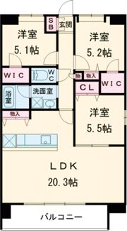 LIBTH原水の間取り画像