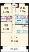 LIBTH原水の間取り画像