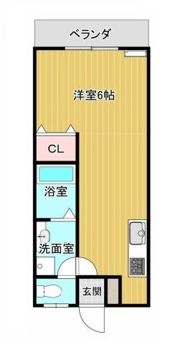 アルカディア西条の間取り画像