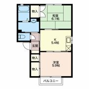 フレグランス栄 Cの間取り画像