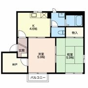 フレグランスアゼリア Bの間取り画像