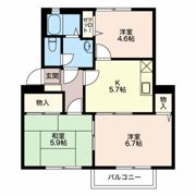 フェリックスシュタットSの間取り画像