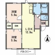 パークスクウエア Aの間取り画像