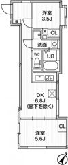 EXAM中目黒Ⅱの間取り画像