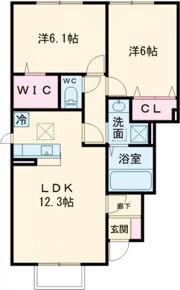 サンモールAB A棟の間取り画像