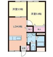 サンハイツ紫原の間取り画像