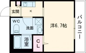 サンクラッソ茨木駅前の間取り画像