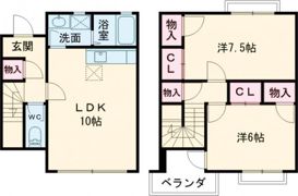 ティアラハイツ常福寺Bの間取り画像