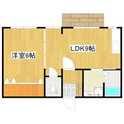 唐湊ハイツの間取り画像