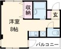 メゾンアエロスタの間取り画像