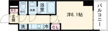アドバンス大阪リーヴァの間取り画像