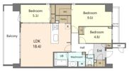 S-RESIDENCE百道aureateの間取り画像