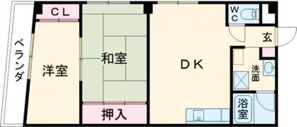 リエール川西ビルの間取り画像