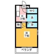 ハイツ草薙の間取り画像