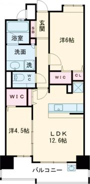 アクタス籠町グランミライの間取り画像